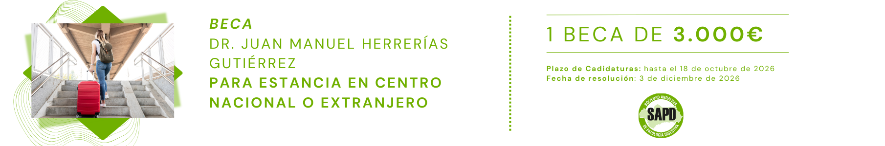 Beca Dr. Juan Manuel Herrerías Gutiérrez, para estancia en centro nacional o extranjero